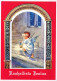 ANGE Noël Vintage Carte Postale CPSM #PBP363.FR - Anges