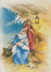 Vierge Marie Madone Bébé JÉSUS Noël Religion Vintage Carte Postale CPSM #PBB907.FR - Vergine Maria E Madonne