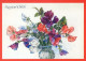 FLEURS Vintage Carte Postale CPSM #PAR321.FR - Blumen