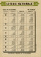 LOTERIE NATIONALE. Calendrier Décembre 1948 - Lotterielose