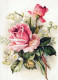 FIORI Vintage Cartolina CPSM #PBZ512.IT - Bloemen