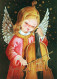 ANGELO Buon Anno Natale Vintage Cartolina CPSM #PAJ022.IT - Angeli