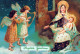 ANGELO Buon Anno Natale Vintage Cartolina CPSM #PAH463.IT - Angeli