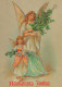 ANGELO Buon Anno Natale Vintage Cartolina CPSM #PAH204.IT - Anges