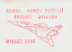 Meter Cut France 1987 Jet Fighter - Mirage 2000 - Marcel - Dassault - Breguet - T 533 - Militares