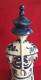 Delcampe - Magnifique Statuette Dignitaire Chinois - Porcelaine Bleue & Blanc - Chine, 2ème Moitié 20ème Siècle - Art Asiatique