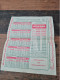 Old Lotterry Tickets - Billets De Loterie