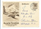 Y25381/ Ganzsache Olympiade 1936 Winterspiele Garmisch-Partenkirchen  - Giochi Olimpici