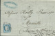 FRANCE LETTRE 25c GARE DE MONT-DE-MARSAN 39 ( LANDES ) POUR MARSEILLE ( BOUCHES DU RHONE ) DE 1875 LETTRE COVER - Railway Post