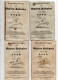 C4283/ 6 Haushaltungs- Und Gartenkalender 1855-1861 - Non Classés
