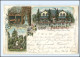 XX11283/ Neumünster Gruß Vom Forsthaus 1899 Litho AK - Neumünster