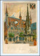XX005769/ Lübeck Litho AK 1906  Kley, Karlsruhe - Luebeck-Travemuende