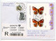 Germany 2005 Registered Cover; Idstein To Maxdorf; Semi-Postal 55c.+25c. Butterfly Souvenir Sheet - Cartas & Documentos