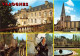VALOGNES L Hotel De Beaumont L Eglise Reconstruite Le Merderet 23(scan Recto-verso) MA1522 - Valognes