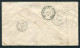 1898 India Stationery Cover Calcutta - Namur Beligium Via Sea Post Office + Brindisi - 1882-1901 Keizerrijk