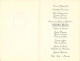 Menus Alberte Gabriel - Nandrin 6 Aout 1955 - Mariage - Lot De 2 - Menu