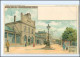 U5993/ Mülhausen Vues Mulhousinnes No.10  P.Hartmann Litho AK 1898  Gare Bahnhof - Elsass