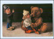 U5989/ Teddybär Und Puppen  Tuck`s AK 1910 Teddy  - Spielzeug & Spiele