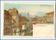 Y11670/ Straßburg  Bei Den Mühlen  Litho AK  A. Erdmann Ca.1900 - Elsass