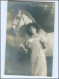 U5359/ Gudrun Hildebrandt Mit Pferd Foto AK 1909 - Chevaux