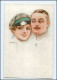 U4230/ Usabal Künstler AK   Junges Paar, Frau In Uniform  Ca.1915 WK1 - Usabal