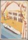 ETIOPIA- 1936 -  - Cartolina  Illustrata " Massaua Banco Di Roma " Viaggiata Da Addis Abeba A Napoli - Ethiopie