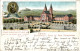 Cham - Mariahilfkirche Und Kloster - Litho - Cham