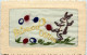 Fröhliche Ostern - Bestickte Karte - Embroidered
