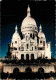 75 - Paris - Basilique Du Sacré-Coeur De Montmartre - Vue De Nuit - Carte Dentelée - CPSM Grand Format - Voir Scans Rect - Sacré Coeur
