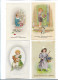 XX14800/ 4 X Alte AK Geburtstag  Kinder Litho  - Compleanni