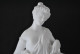 STATUETTE EN PORCELAINE BLANCHE ET BISCUIT FEMME ANTIQUE DENUDEE A LA COURONNE DE LAURIER DAPHNE?? MYTHOLOGIE Marque CC - Sonstige & Ohne Zuordnung