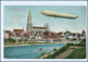 XX00323/ Ulm A. D. Luftschiff Zeppelin AK 1911 - Dirigibili
