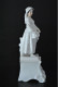 GRANDE STATUETTE PORCELAINE BLANCHE VISAGE PEINT DE PAYSANNE LAVANDIERE BERGERE XIXè VIEUX BRUXELLES VIEIL ANDENNE PARIS - Otros & Sin Clasificación