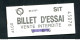 Ticket D'essai De Métro Parisien 1996 - Billet D'essai - RATP SIT (Systèmes D'Information Et Télécommunications) - Europe