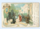 Y8864/ Papst Steigt In Die Kutache Litho AK  Vatikan 1903 - Vaticano (Ciudad Del)