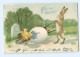 Y8532/ Fröhliche Ostern Hase Und Küken 1906 Litho AK - Easter