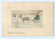 Y8456/ Weihnachten Schneemann Als Soldat,  Reh  AK 1912 - Other & Unclassified