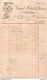 1901- ITALIE 3 Factures Hôtels (Gênes-Florence) + Blanchisserie . J'ajoute 3 Factures Blanchisserie à PARIS(1901) - Non Classés