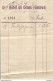 1901- ITALIE 3 Factures Hôtels (Gênes-Florence) + Blanchisserie . J'ajoute 3 Factures Blanchisserie à PARIS(1901) - Non Classés