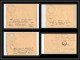 0695 Lot 4 Lettres Armée Auxiliaire Groupe D'instruction Lettre Cover Occupation Du Maroc War - Colecciones
