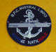 TISSU PATCH : B.P.C MISTRAL L 9013 , MARINE NATIONALE , DIAMETRE 9 CM , BON ETAT VOIR PHOTO . POUR TOUT RENSEIGNEMENT ME - Patches