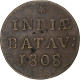 Indes Orientales Néerlandaises, Duit, 1808, Dordrecht, Cuivre, TTB - 1795-1814 : Protettorato Francese & Napoleonico