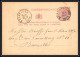 75574 N°10A Lion Couché 5c Violet Bruxelles Nord 1879  Entier Postal Stationery Carte Postale Belgique - Cartoline 1871-1909