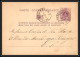 75567 N°10A Lion Couché 5c Violet Bruxelles 1879 Entier Postal Stationery Carte Postale Belgique - Postcards 1871-1909