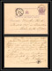 75566 N°10A Lion Couché 5c Violet Bruxelles Nord Molenbeek St Jean 1878 Entier Postal Stationery Cachet 76 Belgique - Cartoline 1871-1909