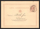 75557 N°10A Lion Couché 5c Violet Bruxelles Tournai 1875 Entête J.boot & Cie Entier Postal Stationery Carte Belgique - Cartes Postales 1871-1909