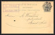 75527 N°19 Lion Couché 5c Vert Bruxelles 1892 Entête Tore Entier Postal Stationery Carte Postale Belgique - Postcards 1871-1909