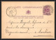 75500 N°10A Lion Couché 5c Violet Bruxelles Nord Laeken 1878 Entier Postal Stationery Carte Postale Rommel Belgique - Cartoline 1871-1909