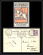 75130 40c Violet SEC Q6 Exposition De Strasbourg 1927 Vesoul Semeuse Entier Postal Repiquage Carte Postale Cote 60 - Buste Ristampe (ante 1955)