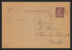 75129 40c Violet SEC Q3 Date 725 Verneuil Eure Semeuse Entier Postal Stationery Carte Postale Postcard France - Standard- Und TSC-AK (vor 1995)